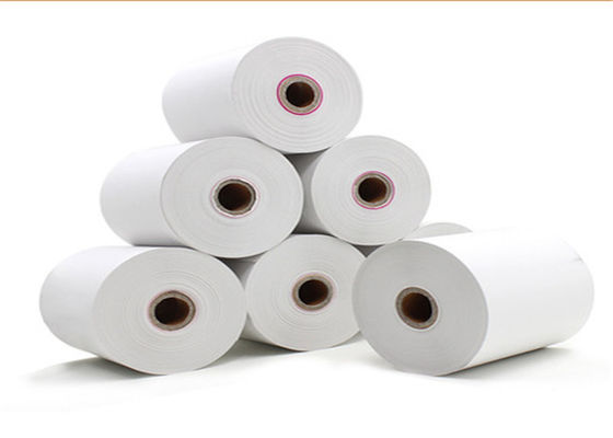 flexo printing 100% Wood Pulp 58mm White Thermal Jumbo Rolls