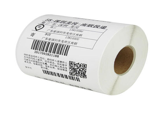 FSC Approved 67x28mm Waterproof Self Adhesive Labels