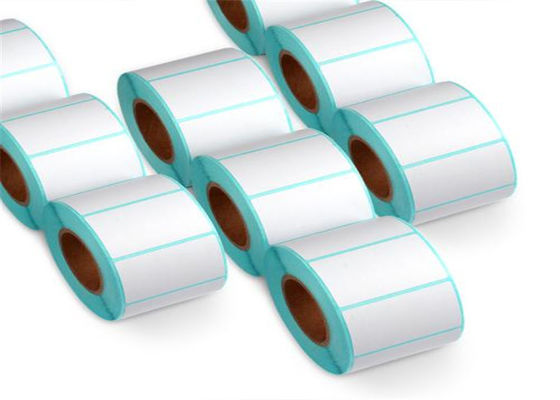 57x32mm Address Perforated Barcode Printer Label Roll
