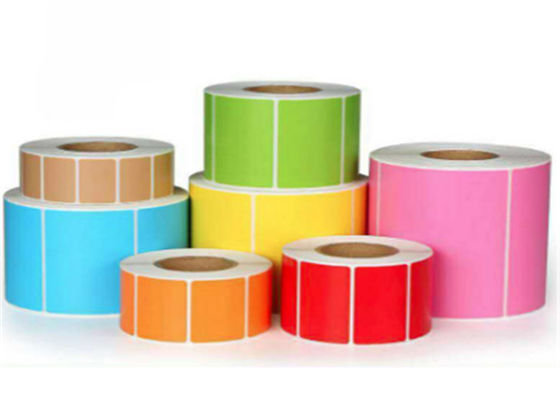 Odorless 65mm X 80mm Waterproof Barcode Labels Rolls