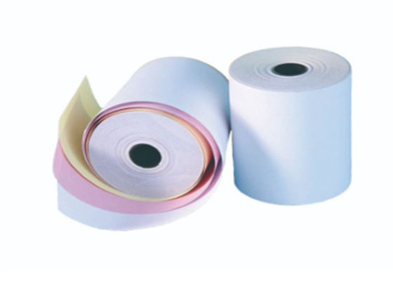 Clear Image White Yellow 76x70mm Ncr Carbonless Paper