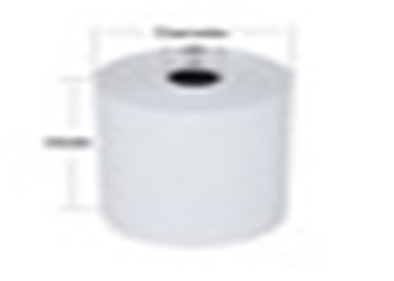White 57*40mm Cardboard Core ATM Thermal Paper Rolls