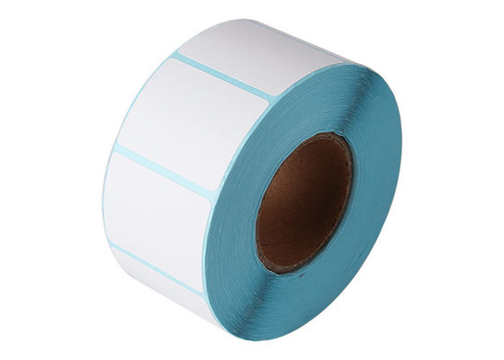 Odorless Thermal Barcode Paper Labels 57x32mm Fanfolded