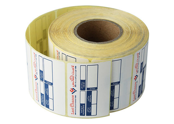 Perforated 4x6 Fanfold Direct Thermal Labels 50x30mm