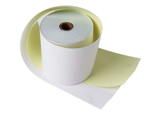 3 Ply Carbonless ATM Thermal Paper Rolls 80gsm For POS Machine