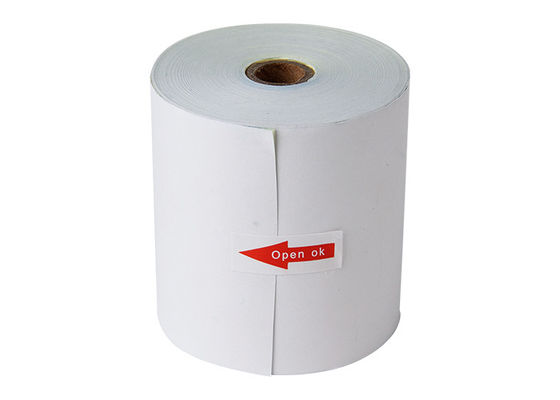 3 Ply Carbonless ATM Thermal Paper Rolls 80gsm For POS Machine