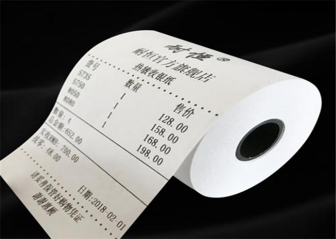 57×40mm 80×80mm Jumbo Thermal Paper For Bank Atm Machine